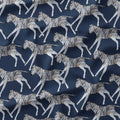 Zebra Blue Fabric