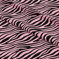 Zebra Pink and Black Fabric