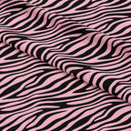 Zebra Pink and Black Fabric