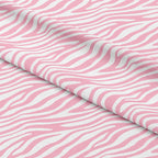 Zebra Pink and White Fabric