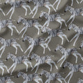 Zebra Taupe Fabric