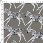 Zebra Taupe Fabric