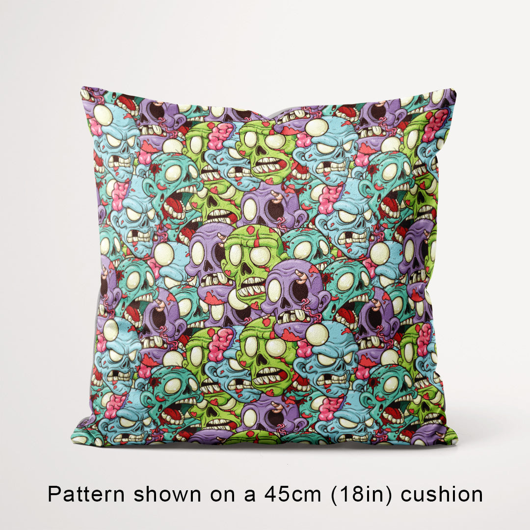 Zombie Heads Fabric