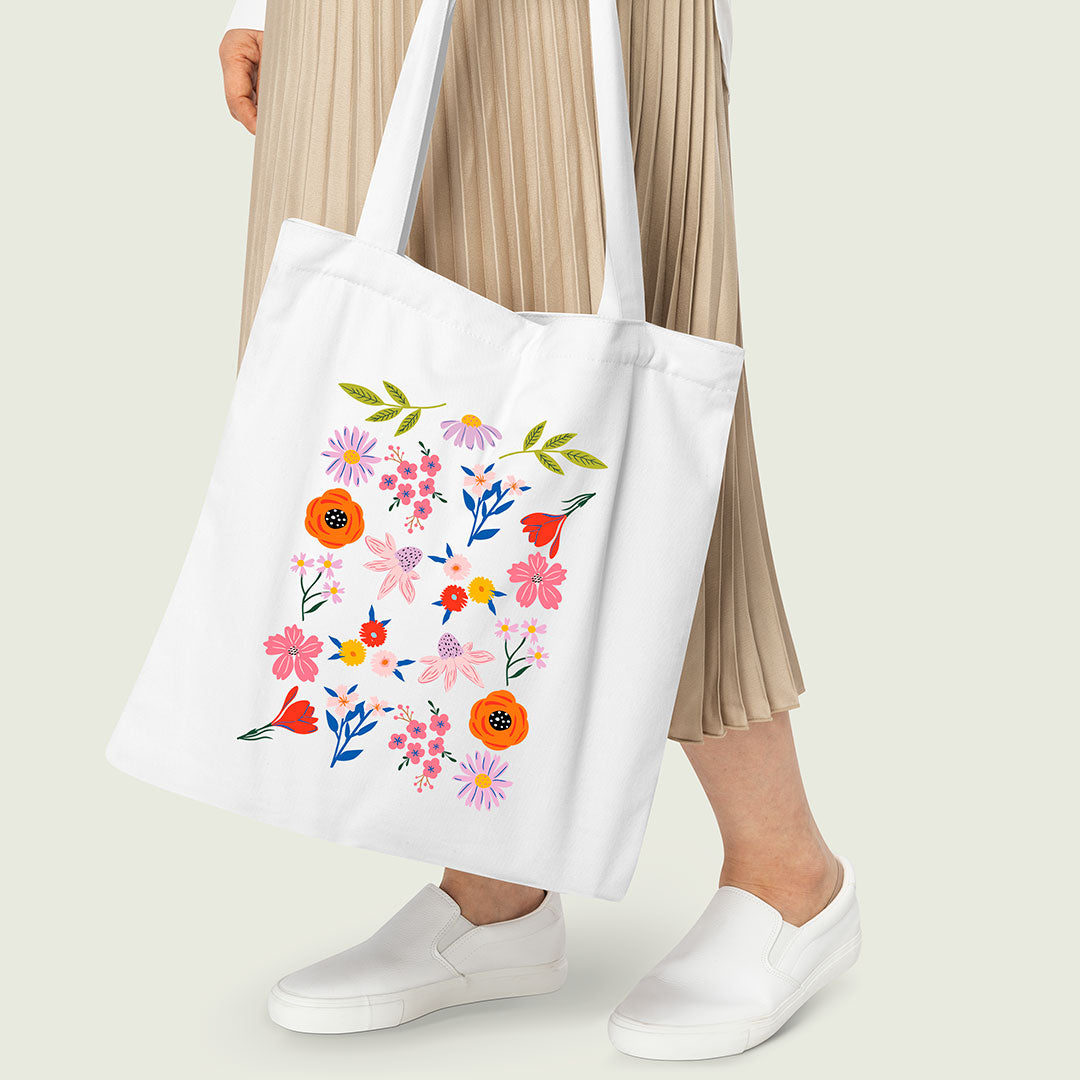 Spring Flowers Set A4 Mix Iron on fabric heat transfer DTF-122