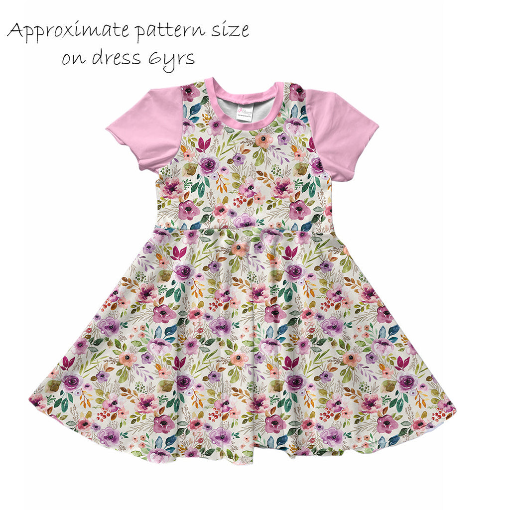 Amethyst Floral Fabric