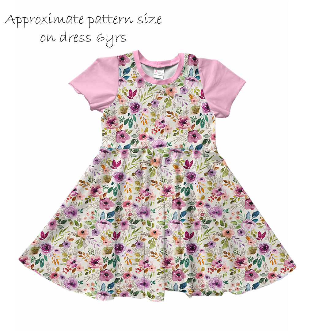Amethyst Floral Fabric