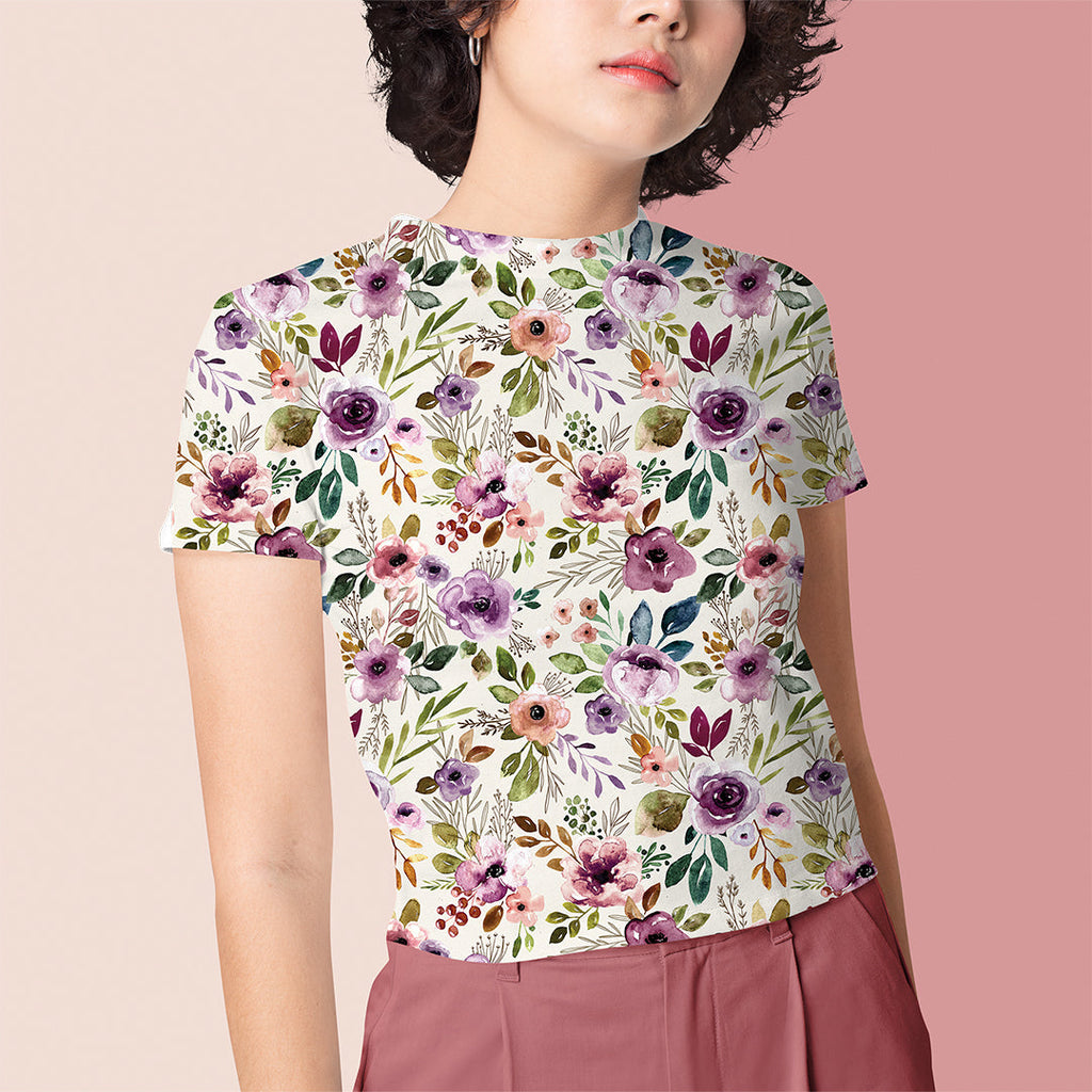 Amethyst Floral Fabric
