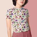 Amethyst Floral Fabric