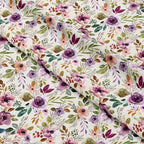 Amethyst Floral Fabric