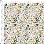 Amethyst Leaves Fabric