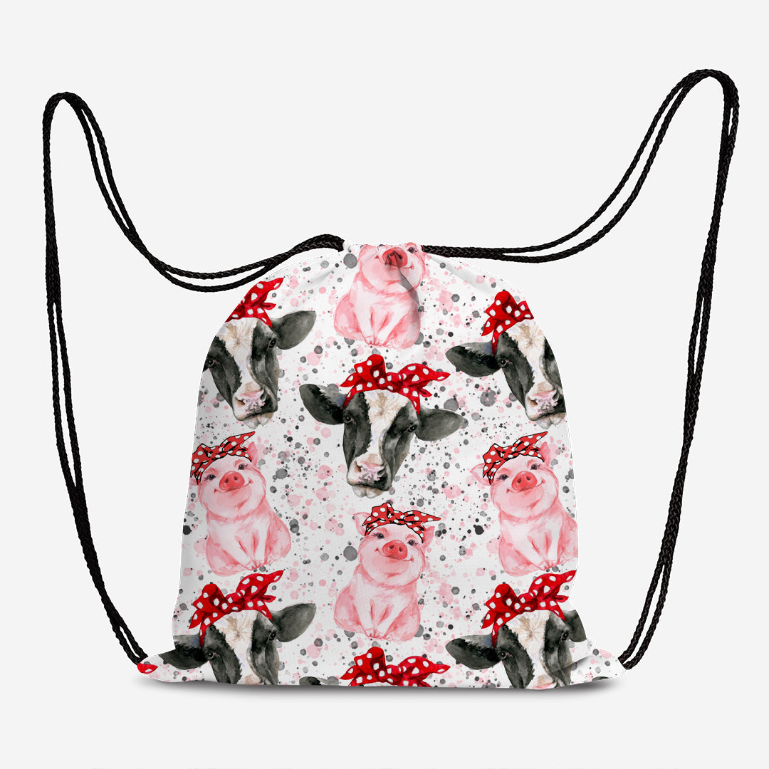 Animals in Bandanas Fabric