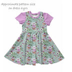 Bird & Floral Blue Fabric