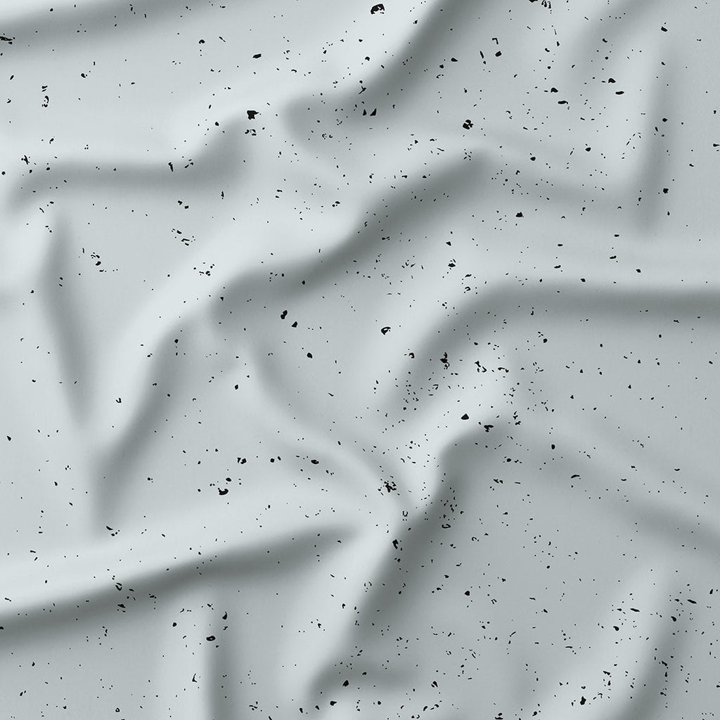 Dots On Blue Fabric
