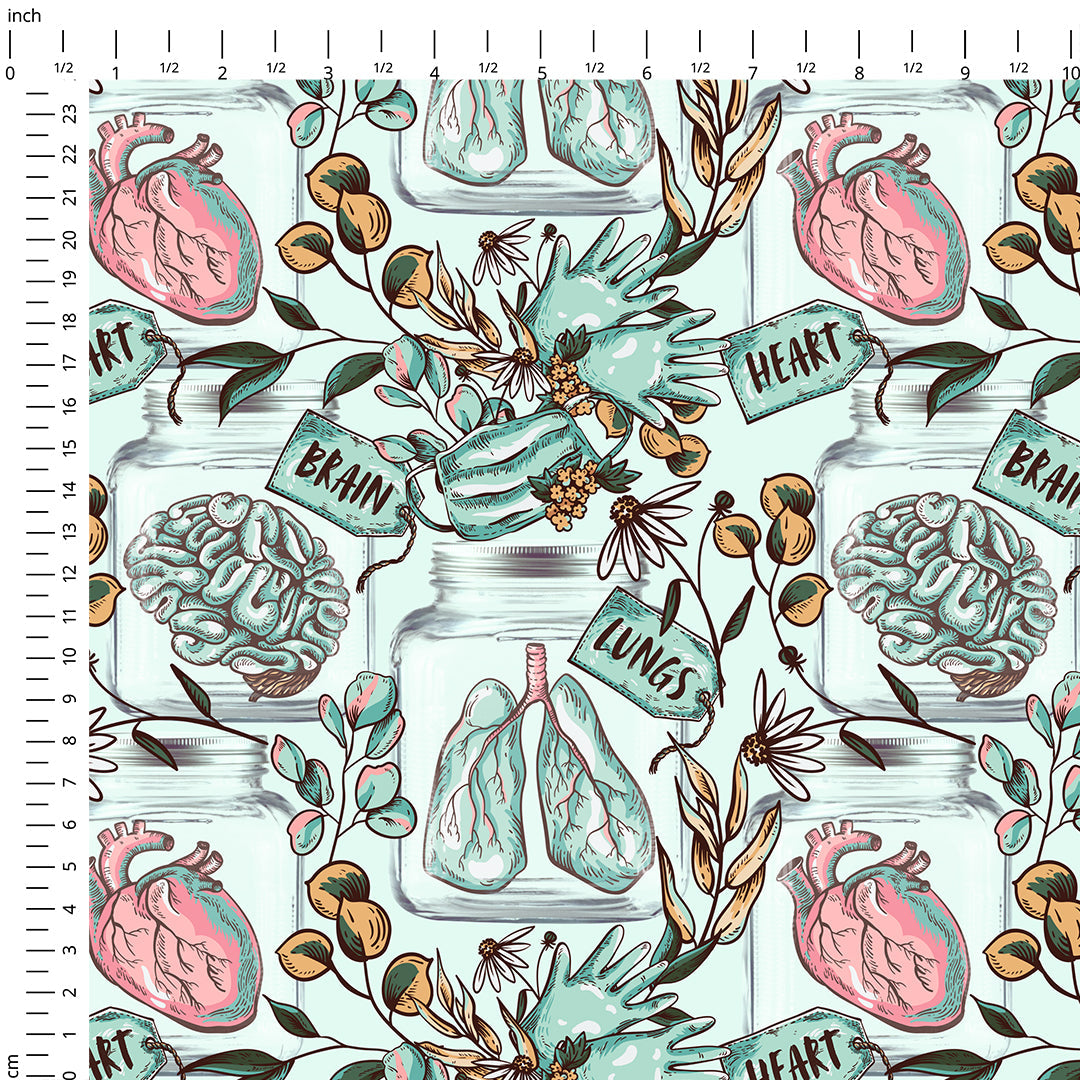 Body Jars Fabric