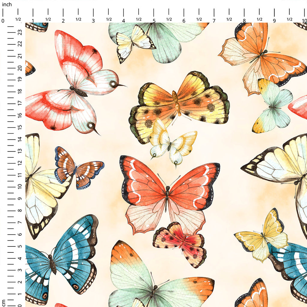 Boho Butterflies Fabric