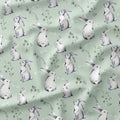 Bunnies Mint, Fabric