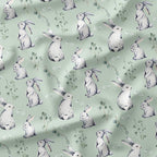 Bunnies Mint, Fabric