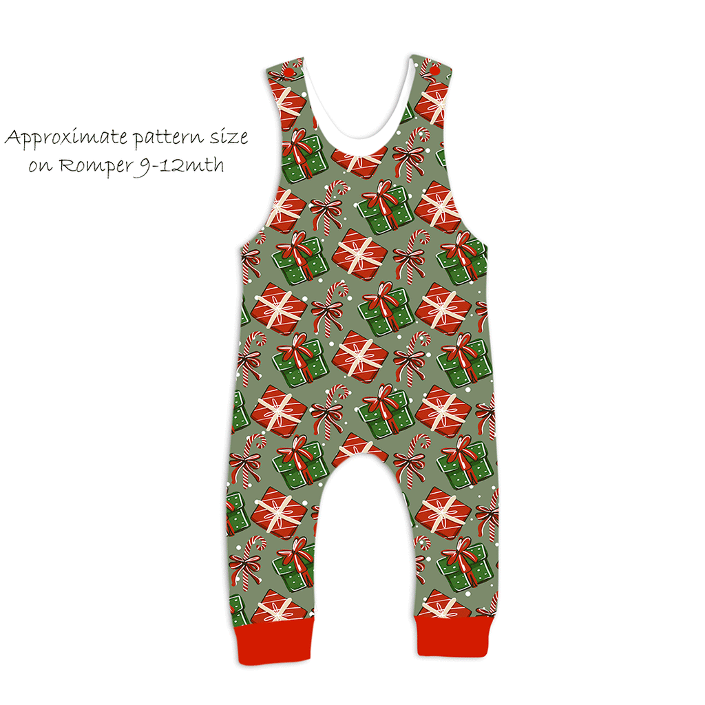 Christmas Gifts Sage Fabric