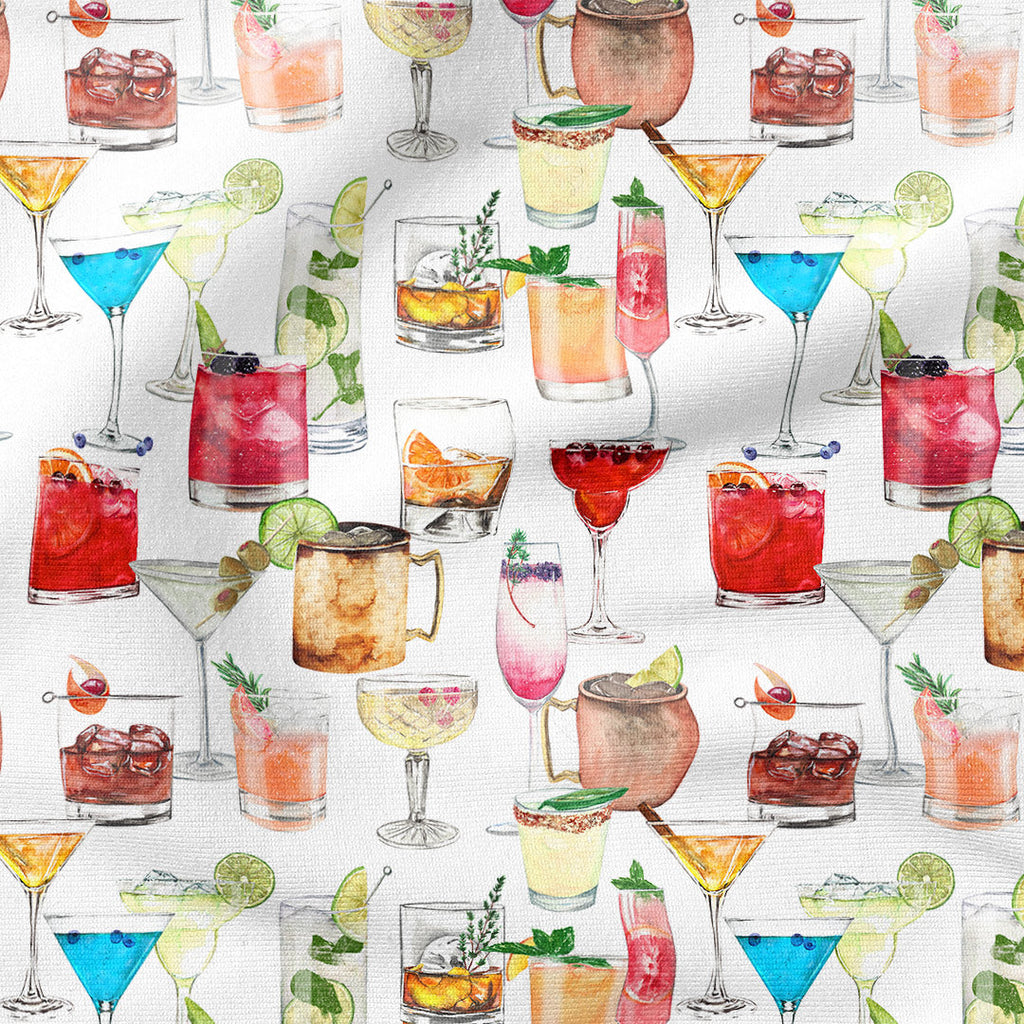 Cocktails Fabric