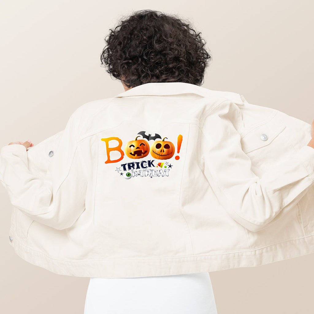 Trick or Treat Iron on fabric heat transfer DTF-64