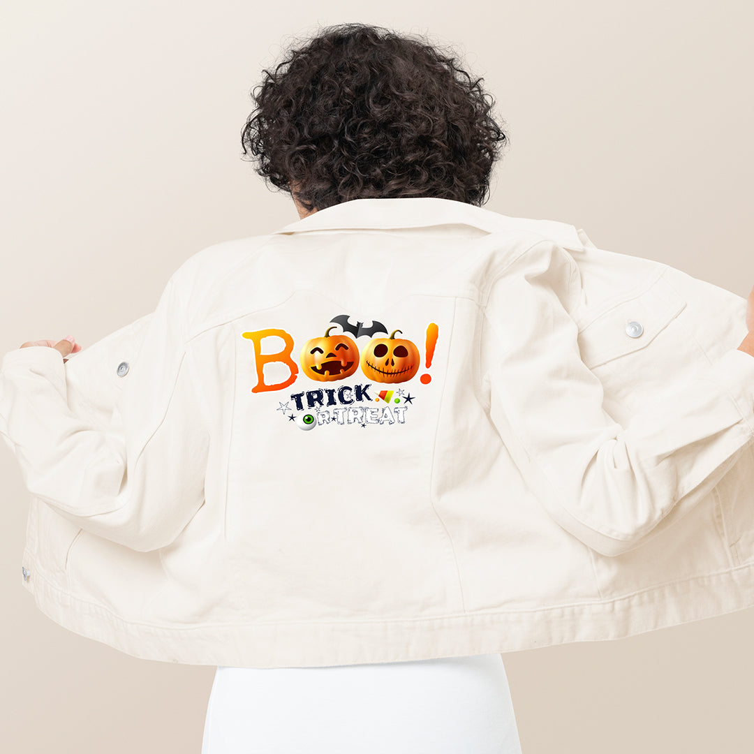Trick or Treat Iron on fabric heat transfer DTF-64