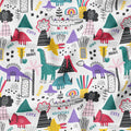 Dino Doodle Fabric
