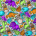 Dino Mashup Fabric