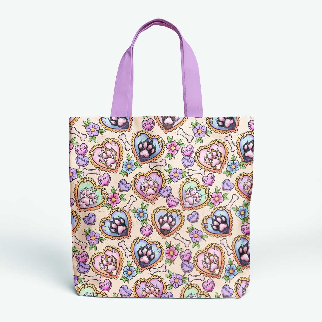 Dog Paws Tattoo Fabric