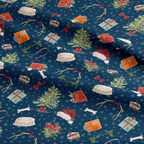 Christmas Dogs Matching Fabric