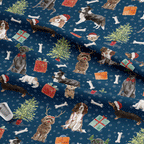 Christmas Dogs Fabric