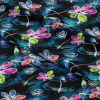 Dragonfly Floral Fabric