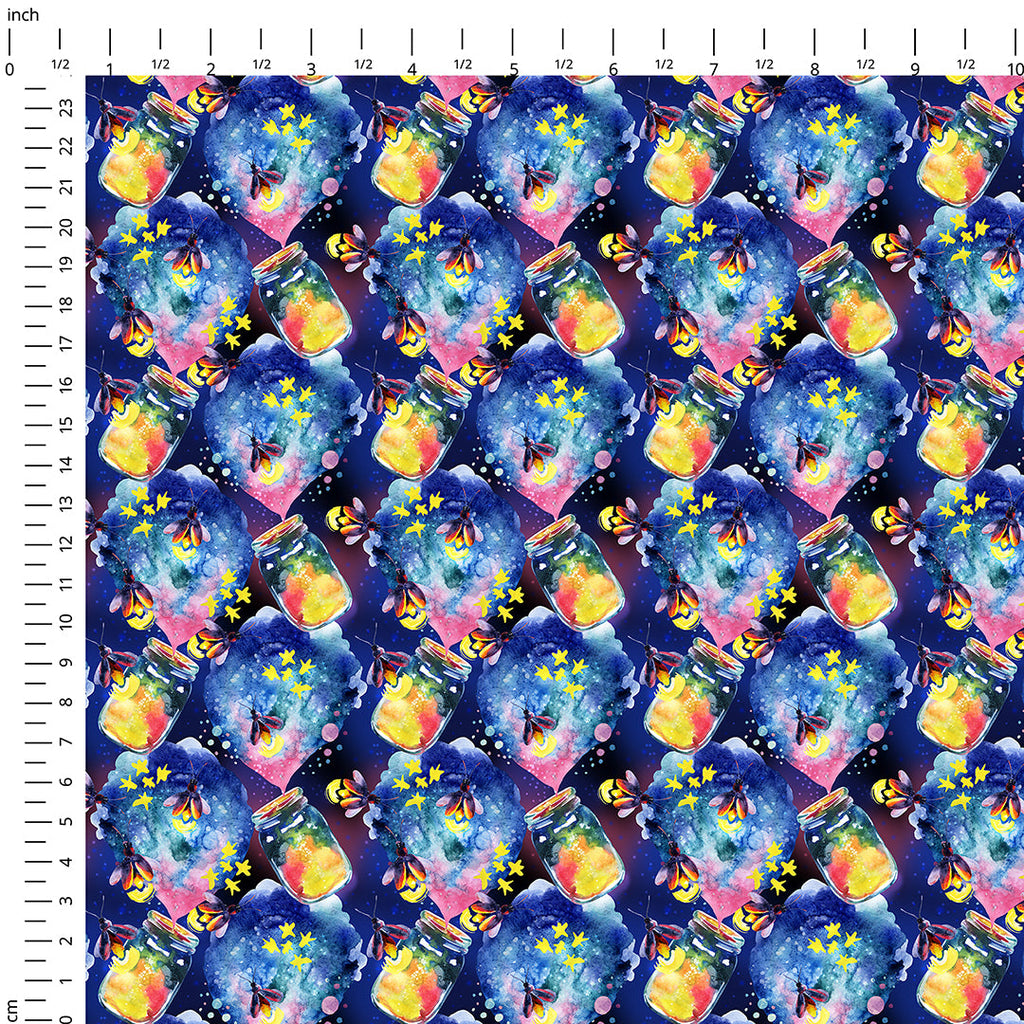 Fireflies Fabric