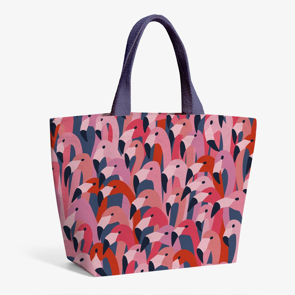 Flamingo Flock Fabric