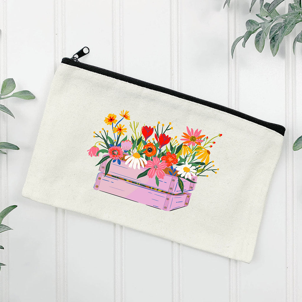 Flower Box Iron on Fabric Heat Transfer DTF-116