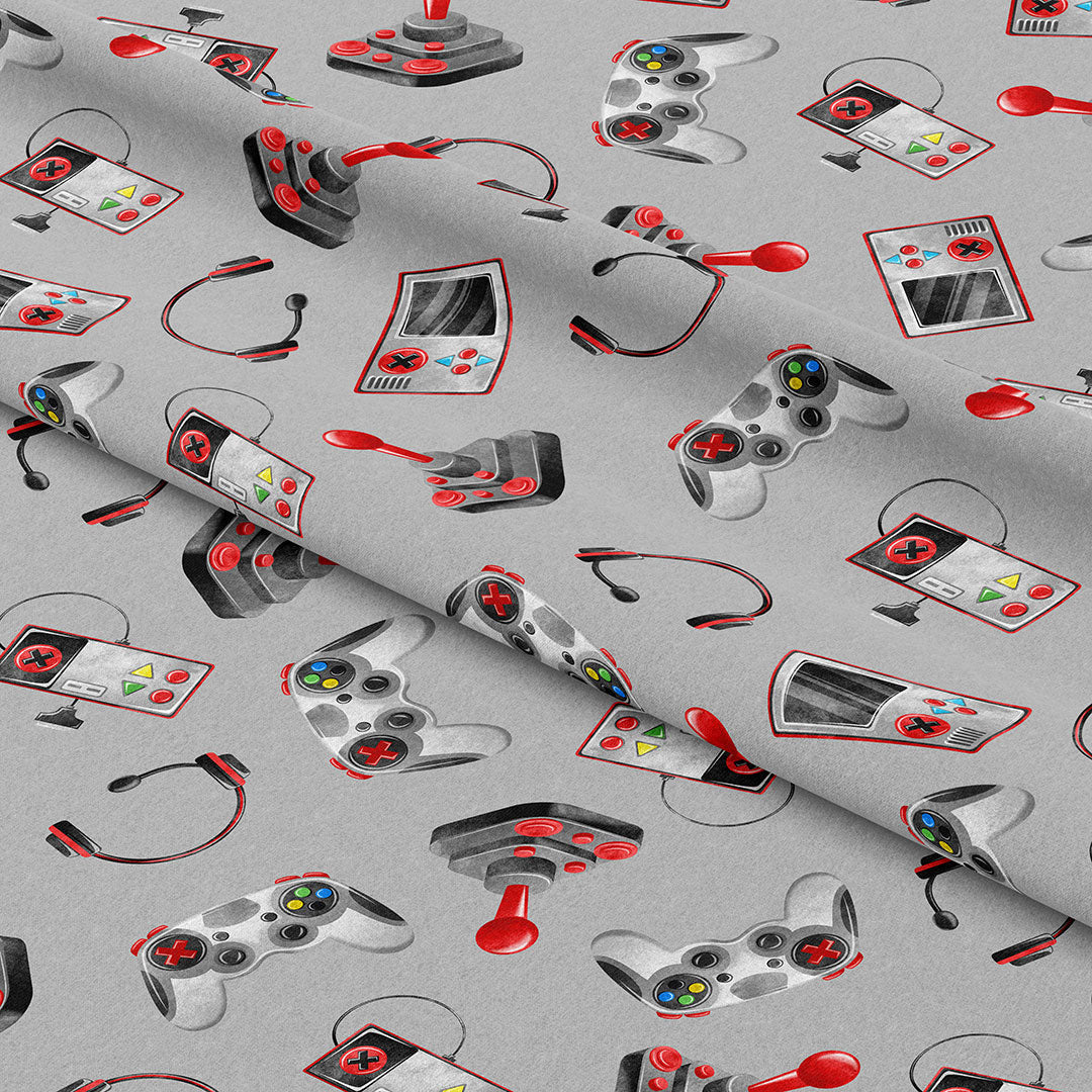 Gaming Grey Fabric