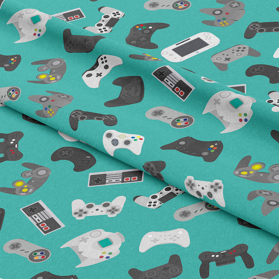 Gaming Teal Fabric