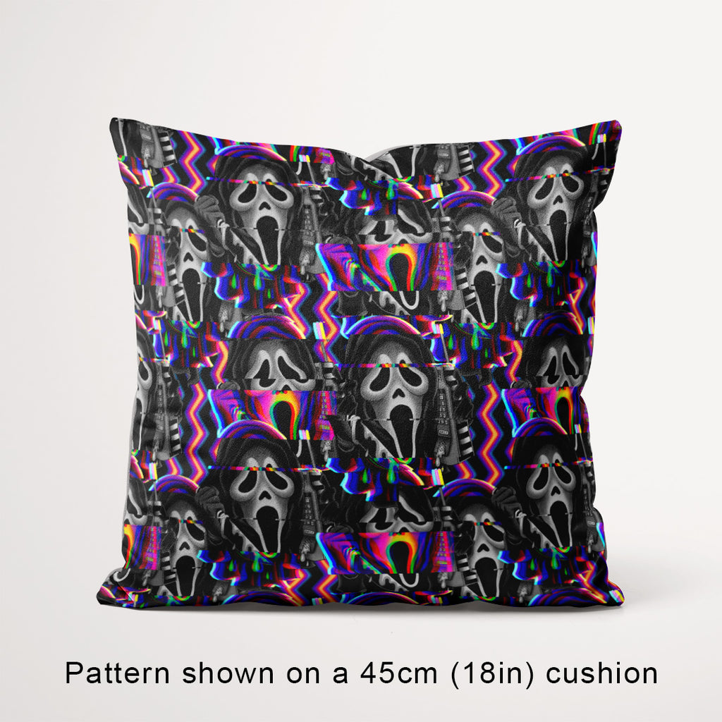 Glitched Ghost Guy Fabric