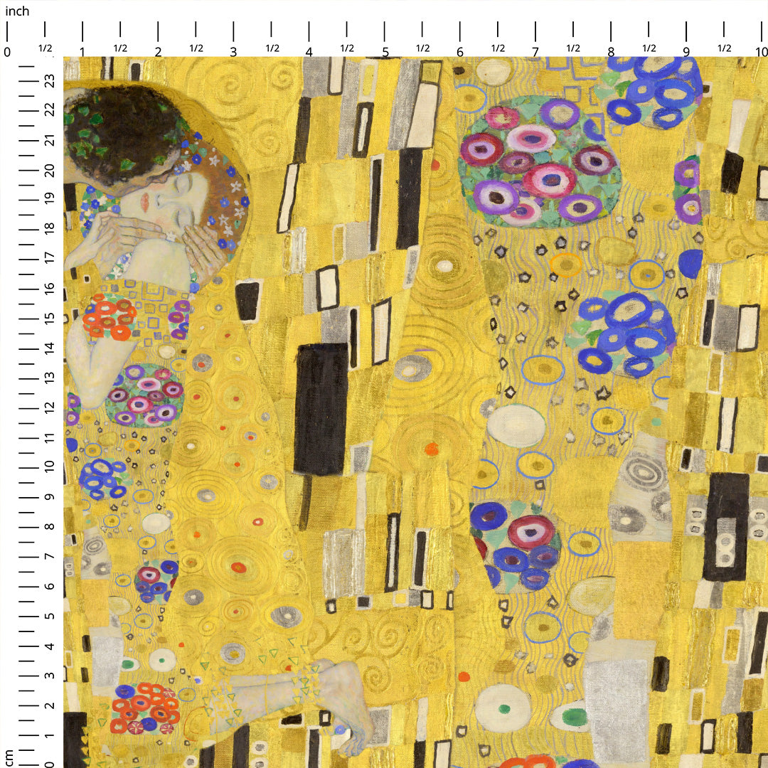 Gustav Klimt Kiss Fabric