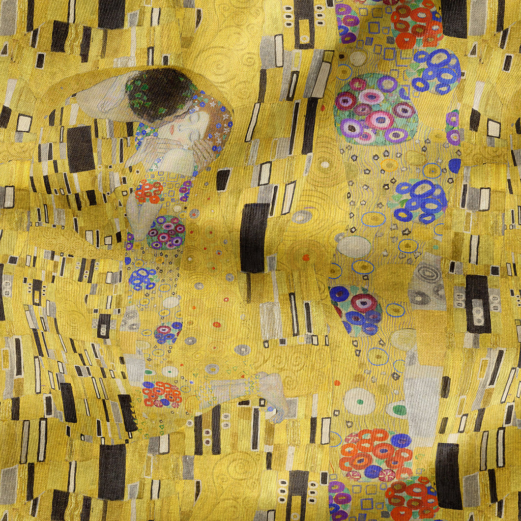 Gustav Klimt Kiss Fabric