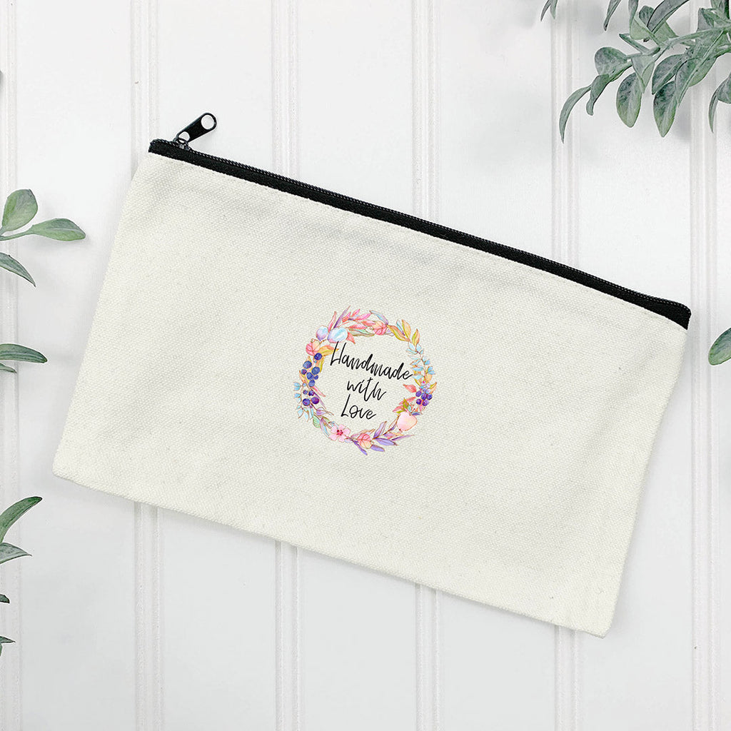 Set of 5 Handmade With Love Wreath Set Iron on Fabric Heat Transfer DTF-383