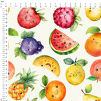 Happy Fruit Fabric