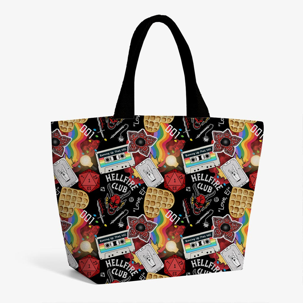 Black strange things Fabric