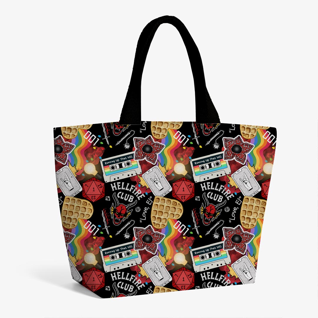 Black strange things Fabric