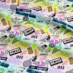 Pastel strange things Fabric