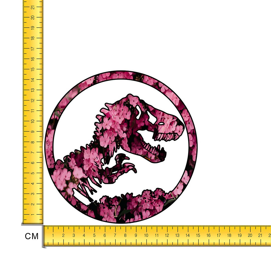 Jurrastic Pink Iron on Fabric Heat Transfer DTF-212