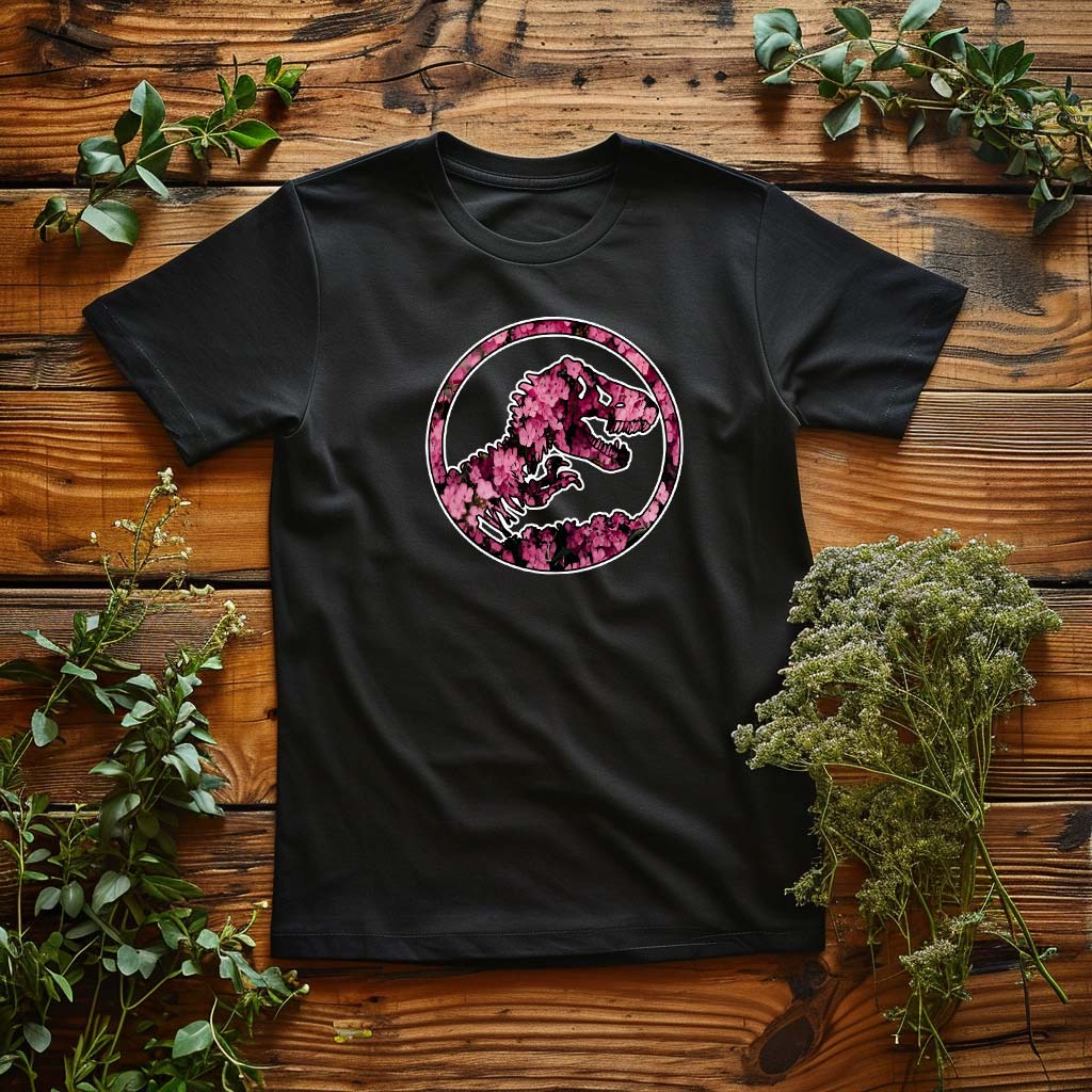 Jurrastic Pink Iron on Fabric Heat Transfer DTF-212