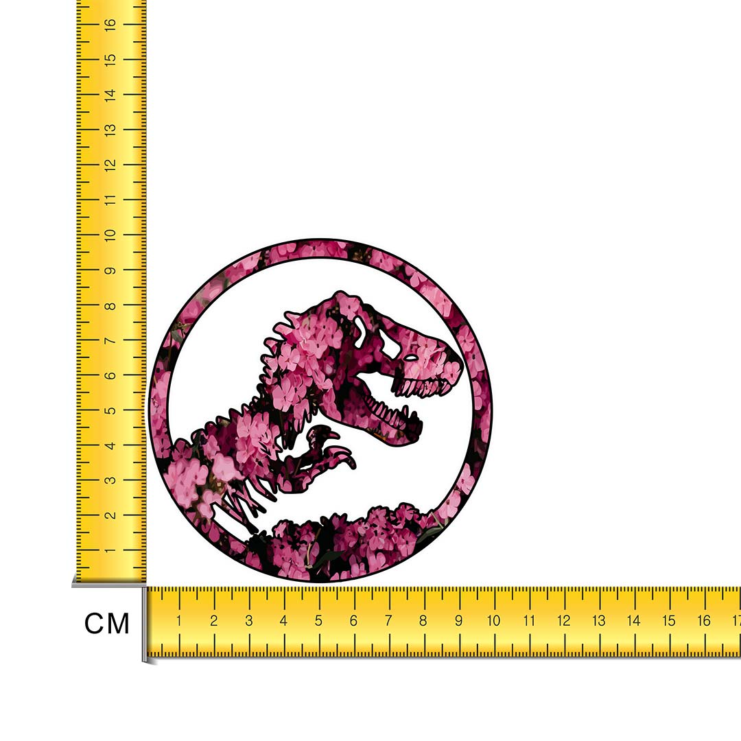 Jurrastic Pink Iron on Fabric Heat Transfer DTF-212