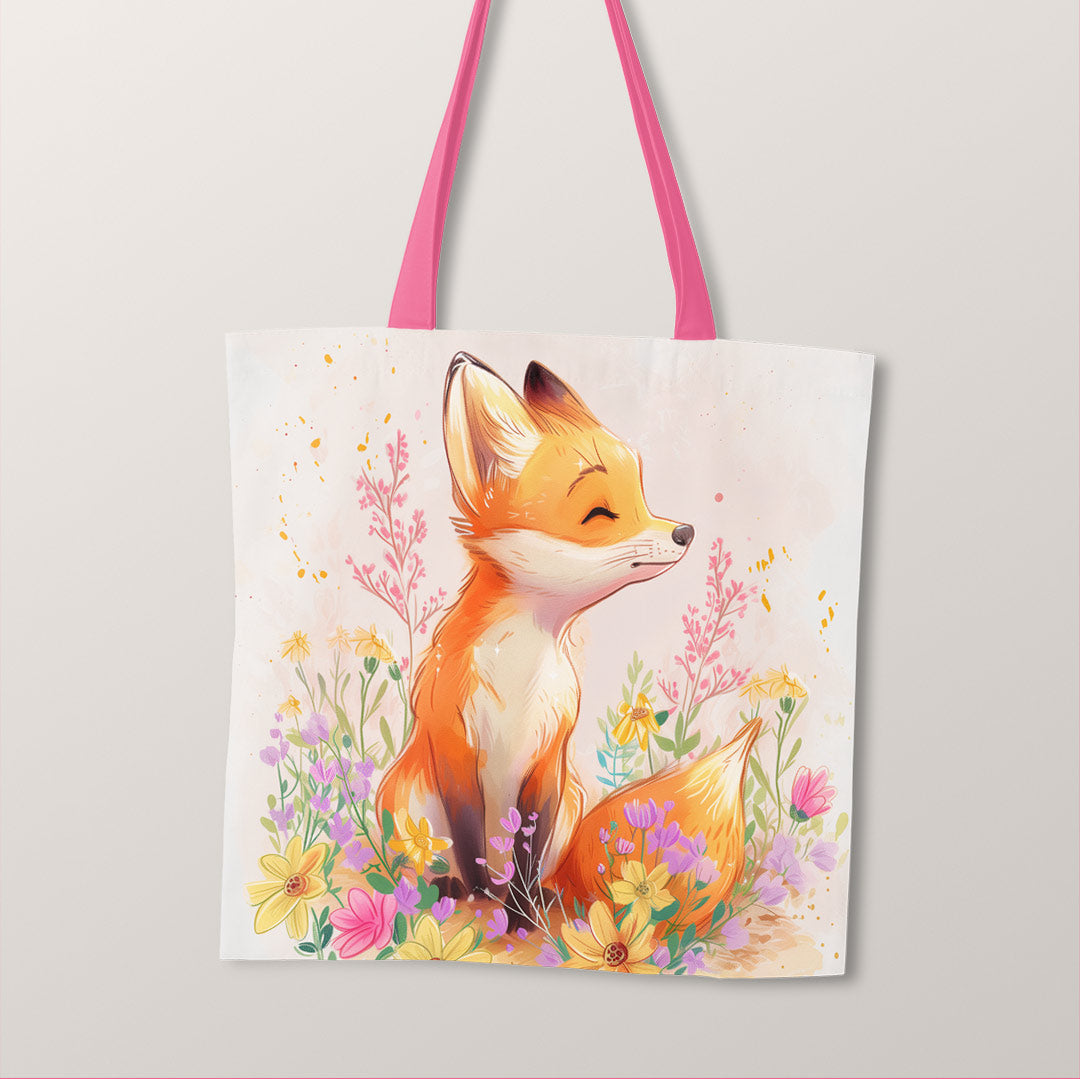 TOTE Fabric Bag Panel Cute Fox Kit TP-312