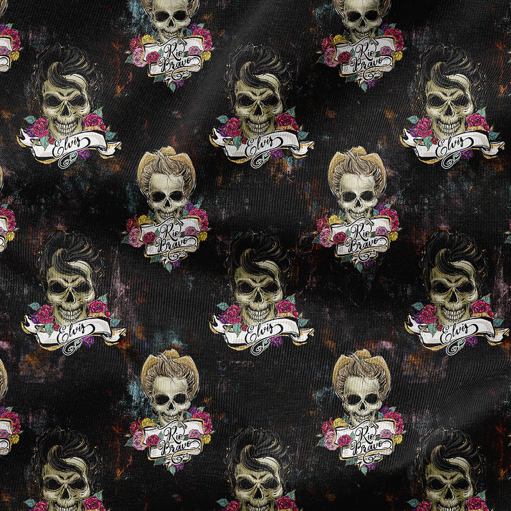 Hollywood Skulls Boys Fabric