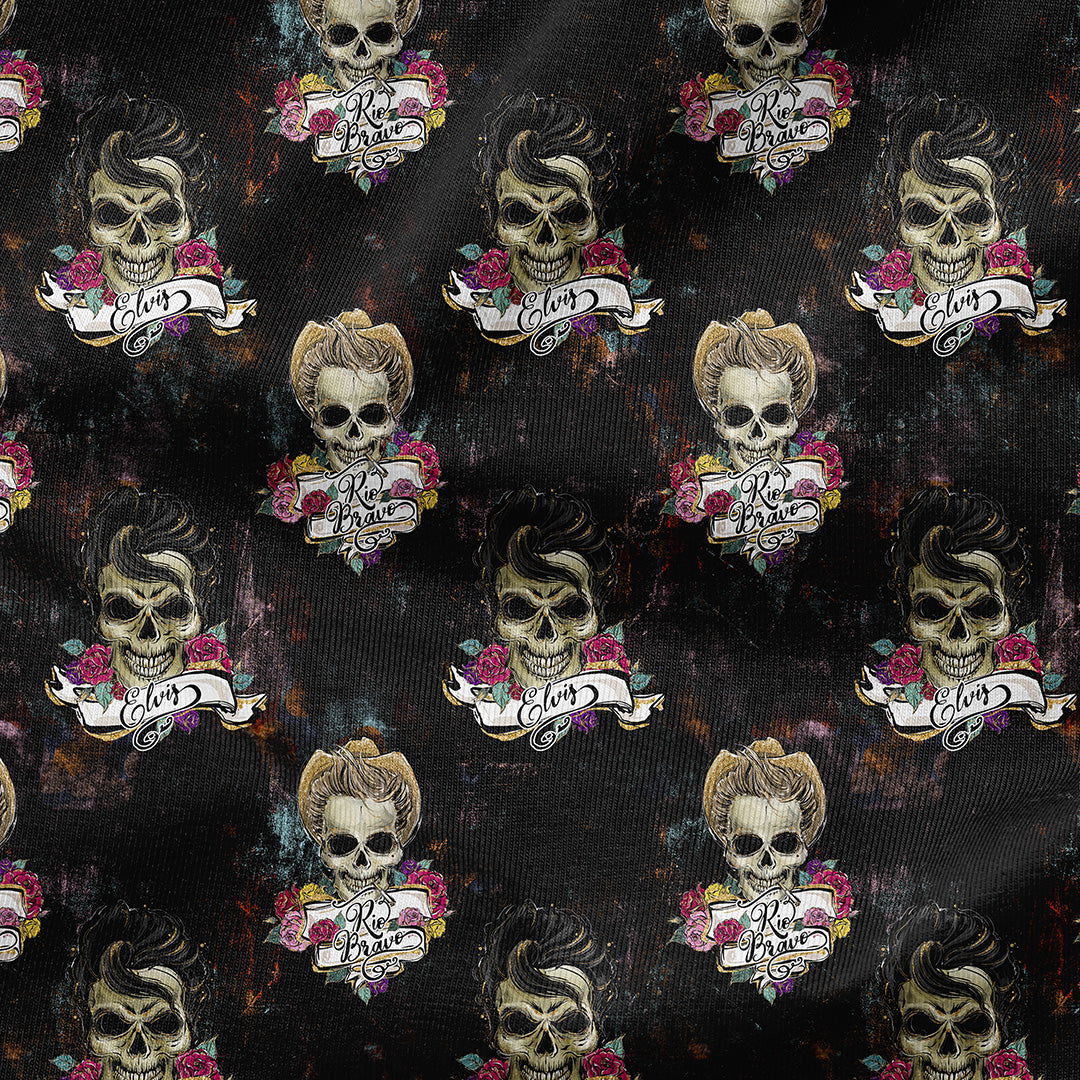 Hollywood Skulls Boys Fabric